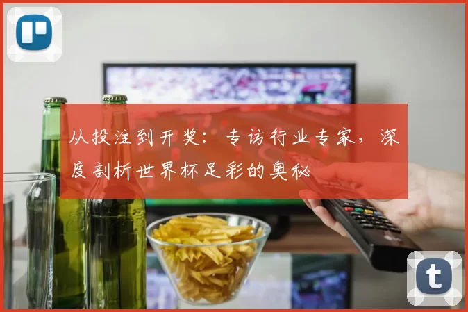 从投注到开奖：专访行业专家，深度剖析世界杯足彩的奥秘